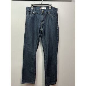 Levi's 511 Slim‎ Fit Tapered Leg Jeans Mens 29x29 Blue Dark Wash Denim